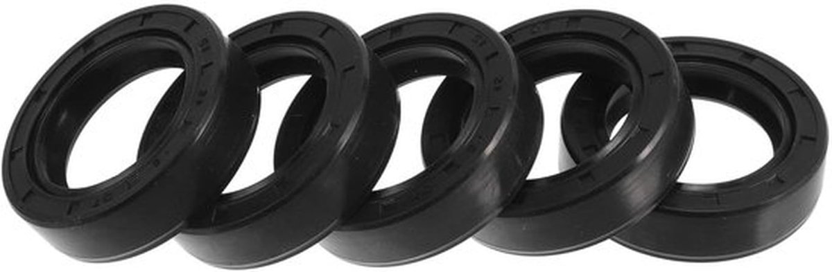 Dubbele Lip Olieafdichting 30x45x12mm - Hoge Druk Rubber NBR Afdichtingsringen, 5 Stuks voor Diverse Toepassingen