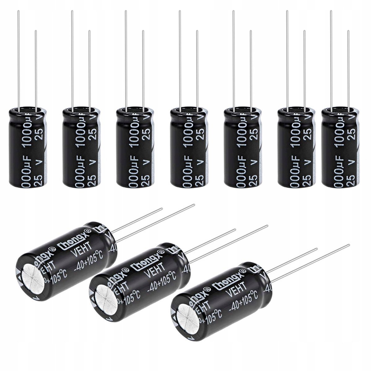 Rosfix Elektrolytische Condensator Low ESR - Laag ESR, 1000µF - 25V, 10x20mm, 5mm Raster