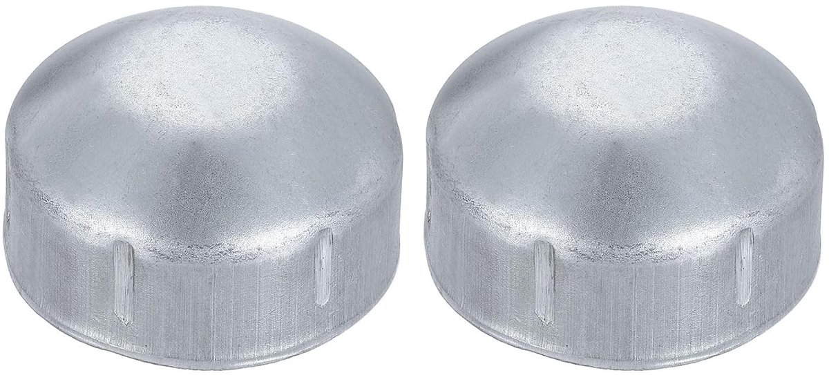 Eindkappen voor hekpalen 1-7/8 inch - Ronde, verstelbare en gebogen eindkappen voor verzinkte palen, ideaal voor tuin en omheining