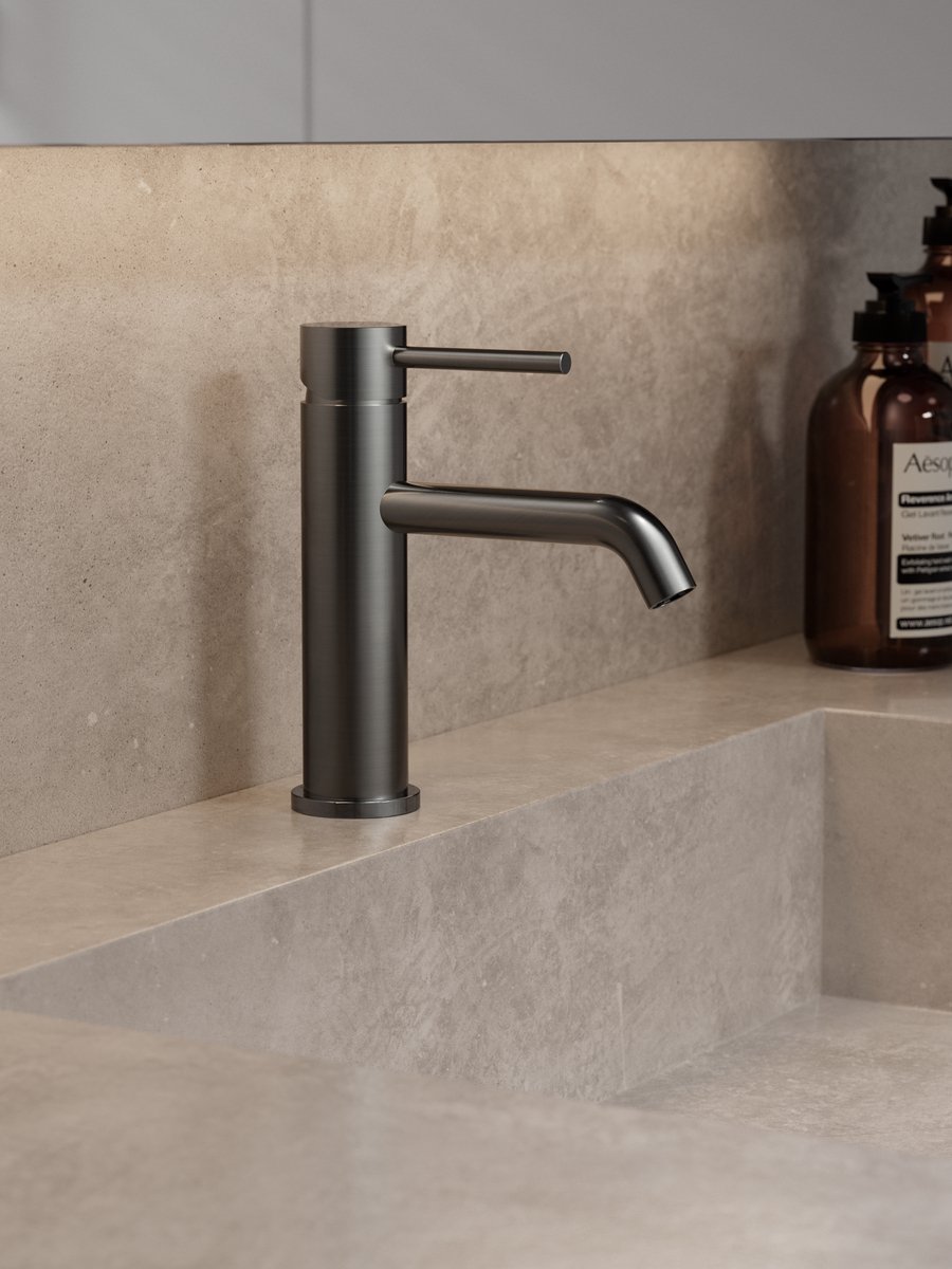 Slanke Wastafelkraan | Gunmetal