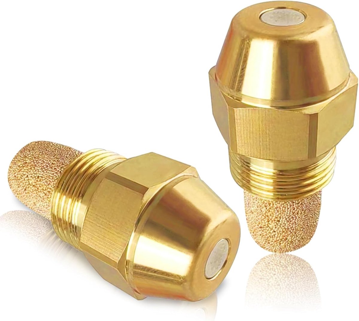2 Stuks Volle Conus Olie Sprayer met 60 Graden Hoek - Oliebrander Nozzle voor Diesel en Methanol Injectoren, Perfect voor Verwarming en Verneveling