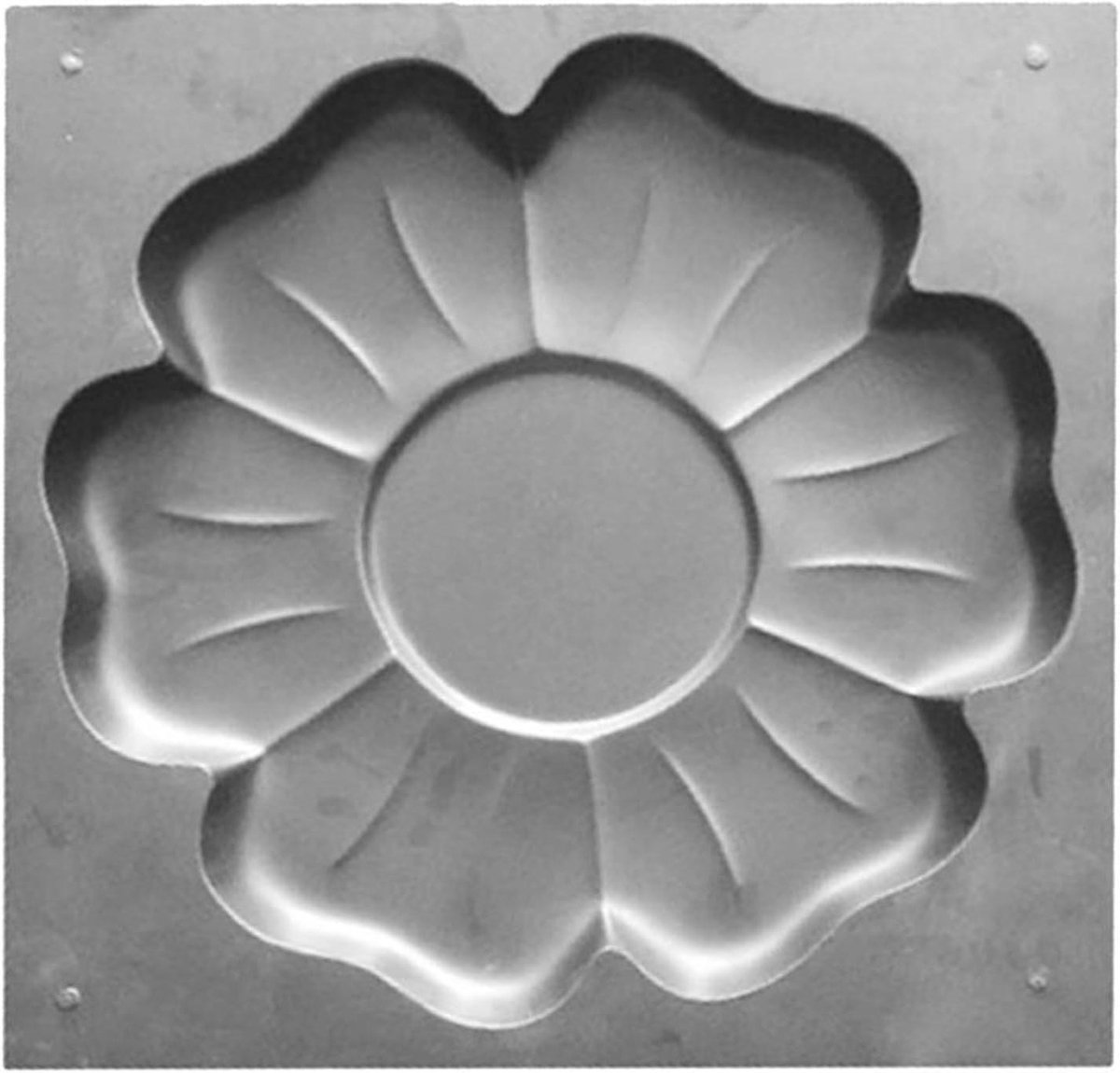 Betonmal voor Pad - Stoeptegel Mal - Tuinpad Aanleggen - Herbruikbaar en Duurzaam - 44 cm - Zilver