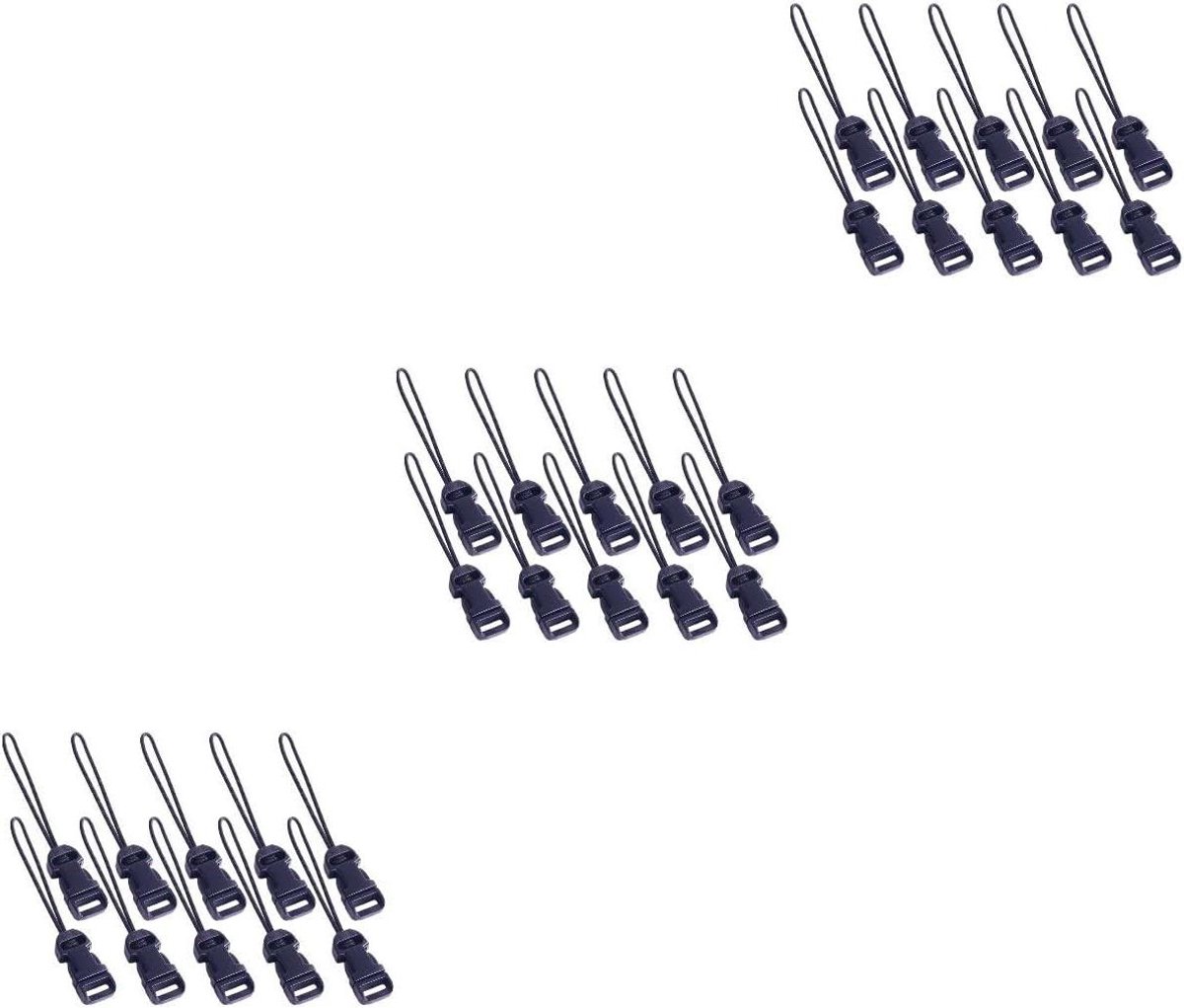 Camera Riem Connectoren - Snelsluiting Clips - Camera Beveiligen - Quick Release Systeem - 30 stuks - Zwart