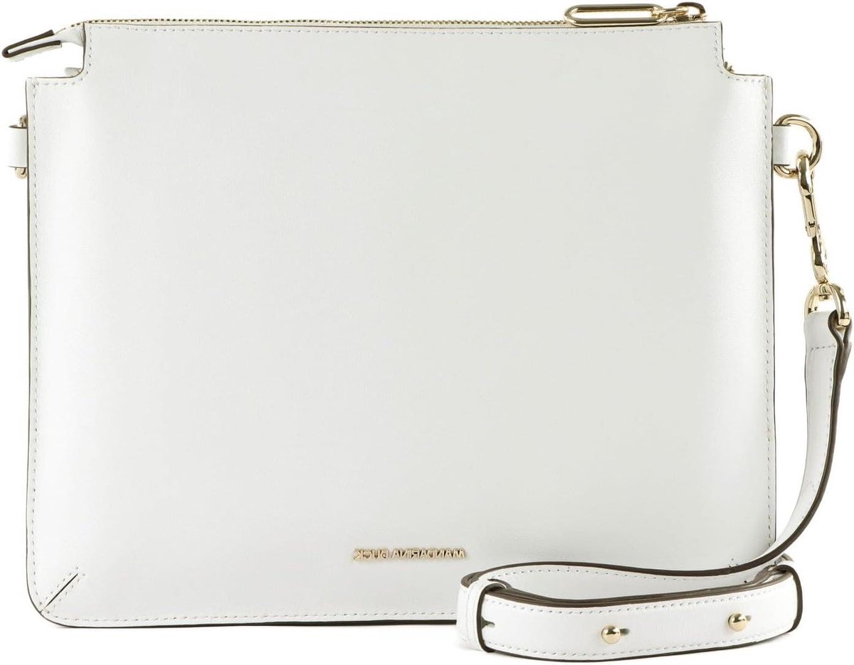 Mandarina Duck Schoudertas - Platte Tas - Dagelijks Gebruik - Italiaans Glad Leer - 28 x 6 x 22.5 cm