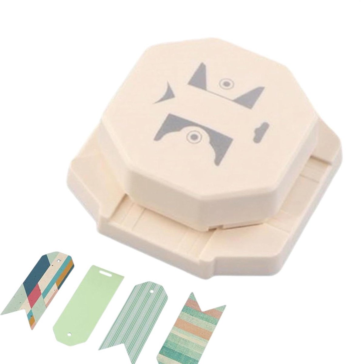 Hoekronder Pons - Papierpons Rond - Kaarten Maken - Roestvrij Staal - 9.8 cm - Zwart
