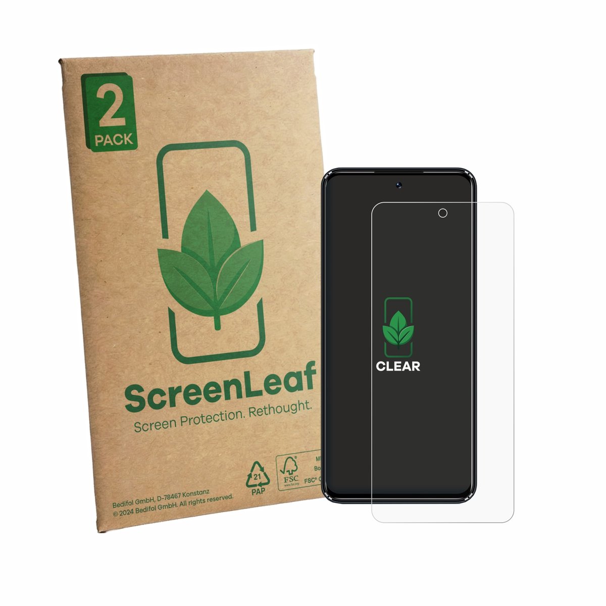 2 Stuks Screenprotector voor Lagenio A11 Pro - Hoogwaardige Beschermfolie transparant