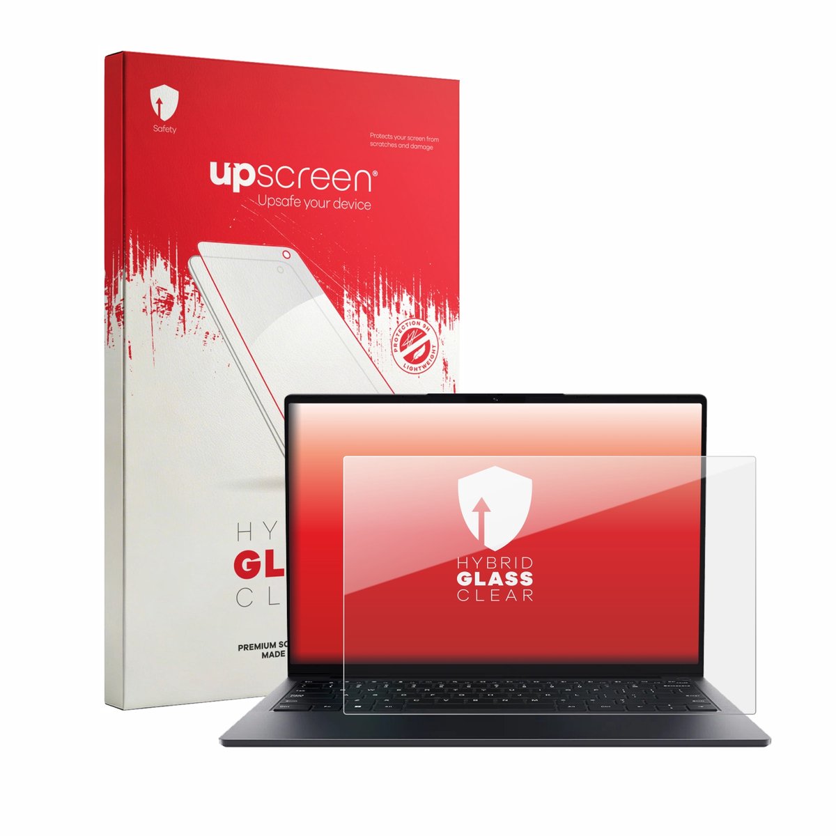 upscreen - Screenprotector voor Chuwi UniBook - Folie Beschermfolie Beschermglas transparant
