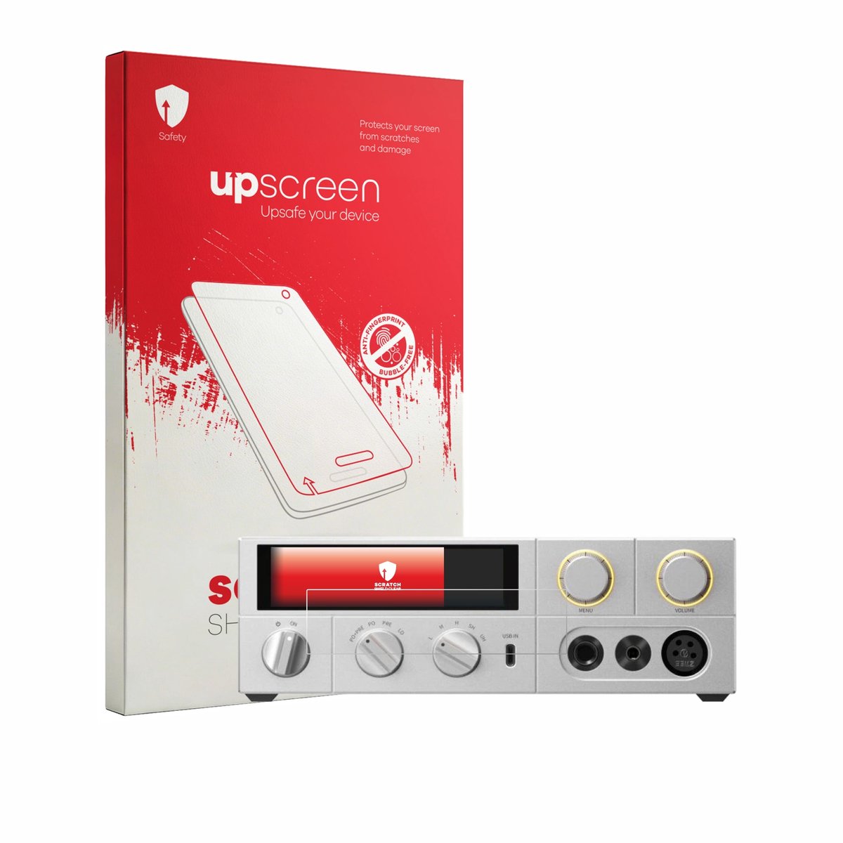 upscreen - Screenprotector voor FiiO K17 - Folie Beschermfolie transparant