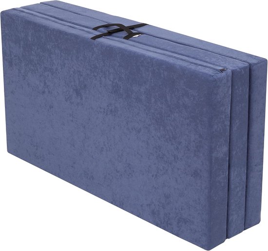 Vouwmatras - Gastenmatras Slaapmat - Extra Slaapplek Creëren - Oeko-Tex Gecertificeerd - 200 x 120 cm - Geel — afbeelding 2
