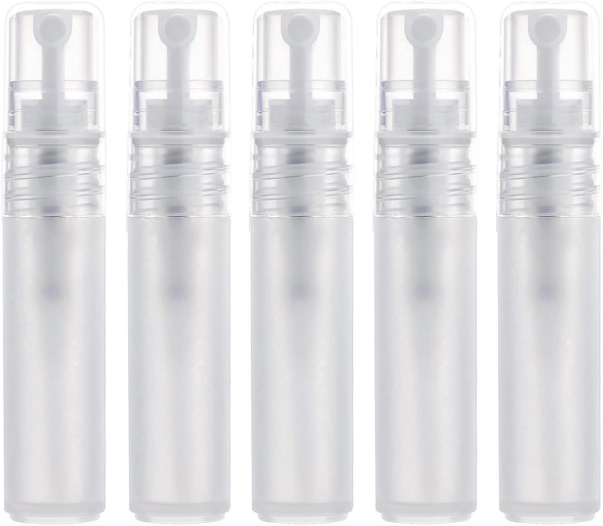 5 Stuks Matte Vullende Sprayflessen voor Parfum, Reizen en Cosmetica - 5ml Lege Atomizers voor Gezicht, Haar en Planten