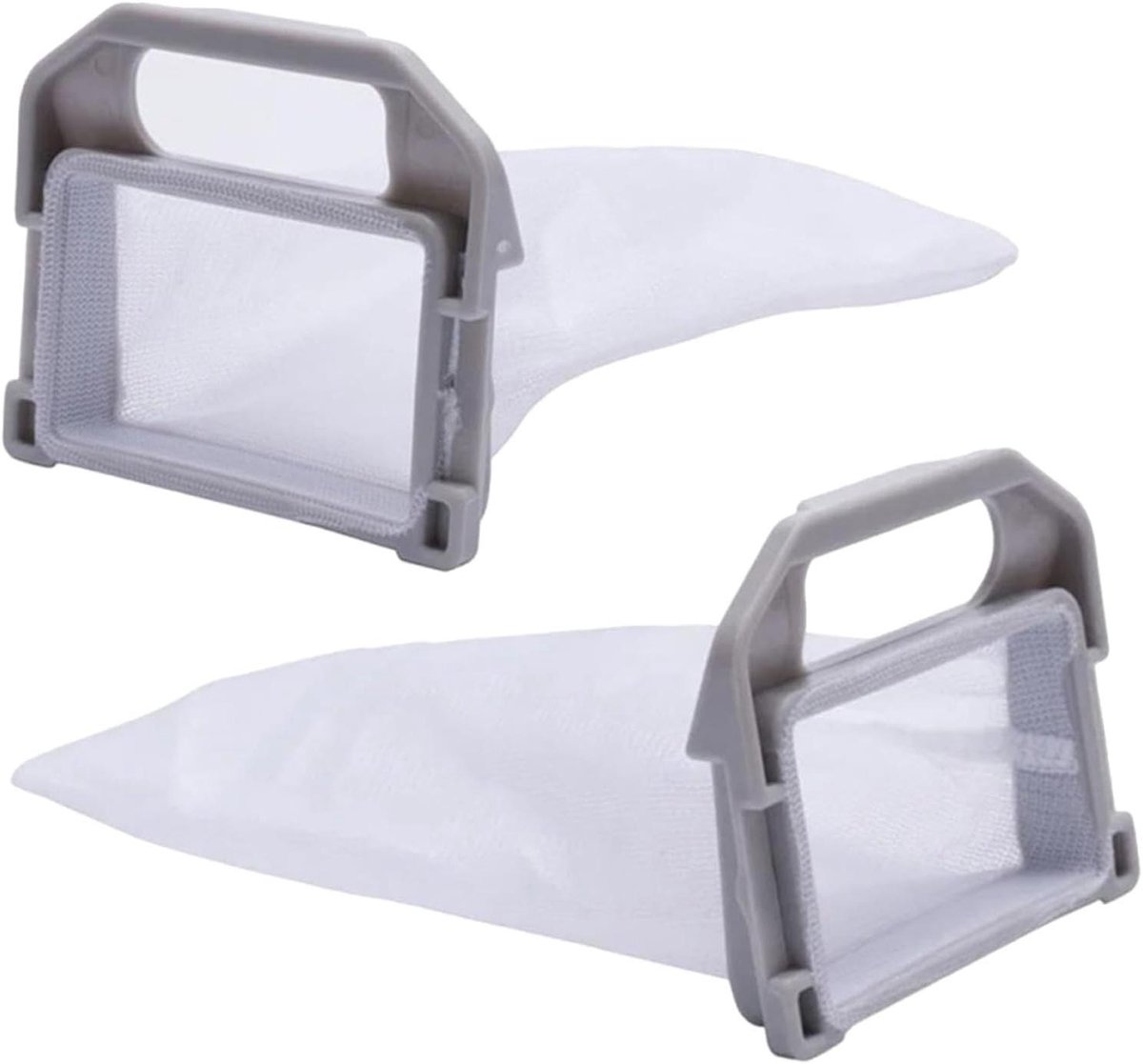 Wasmachine Pluisvanger - Haarfilter Wasgoed - Kleding Reinigen - Duurzaam ABS Materiaal - 7.1x5.9x7 cm - Grijs