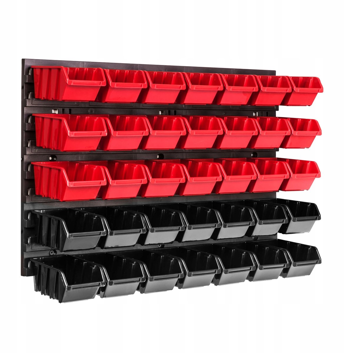Gereedschapswand 58x39 cm met 35 bakjes - Merkloos