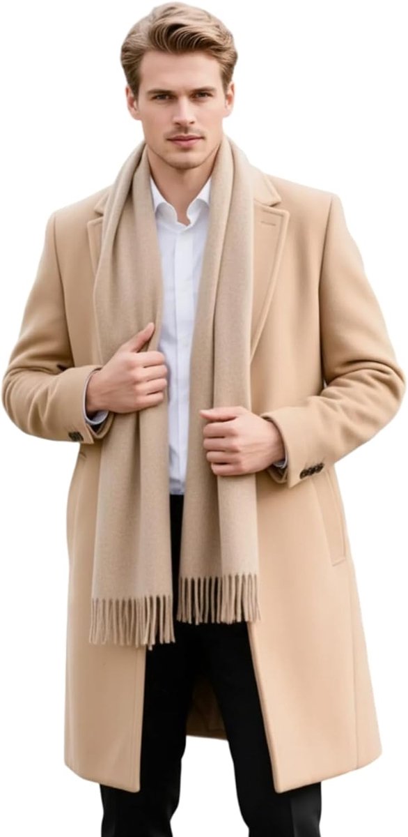 Kasjmier stijlvol lente 185x65 elegant voor formele gelegenheden kasjmier sjaal pashmina halsdoek wollen sjaal wol effen kleur