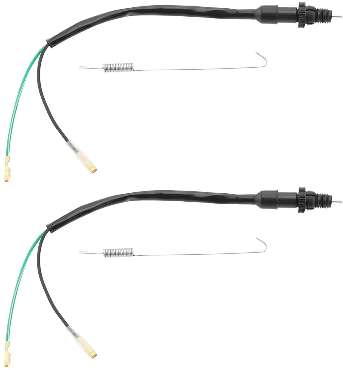 2 stks Motorfiets Remlicht Schakelaar met Veer Universele Kit op De Achter Compatibel met Honda Compatibel met Kawasaki Fiets Accessoires