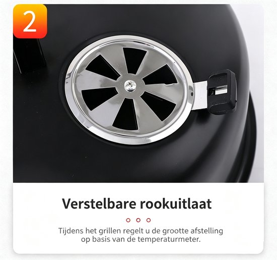 Multifunctionele BBQ-smoker buitengrill grillrooster voor commercieel en thuisgebruik rookoven smoker — afbeelding 5