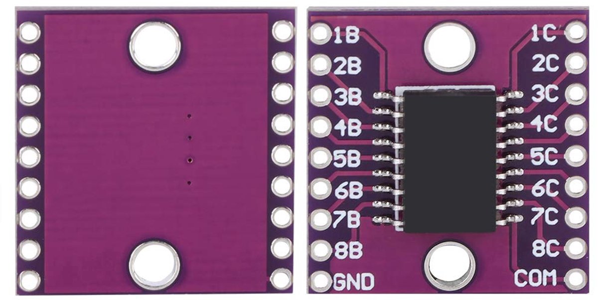 2 Stuks ULN2803A Module, Buis Hoge Stroomspanning Driver Uln2803 Darlington Elektrische Component