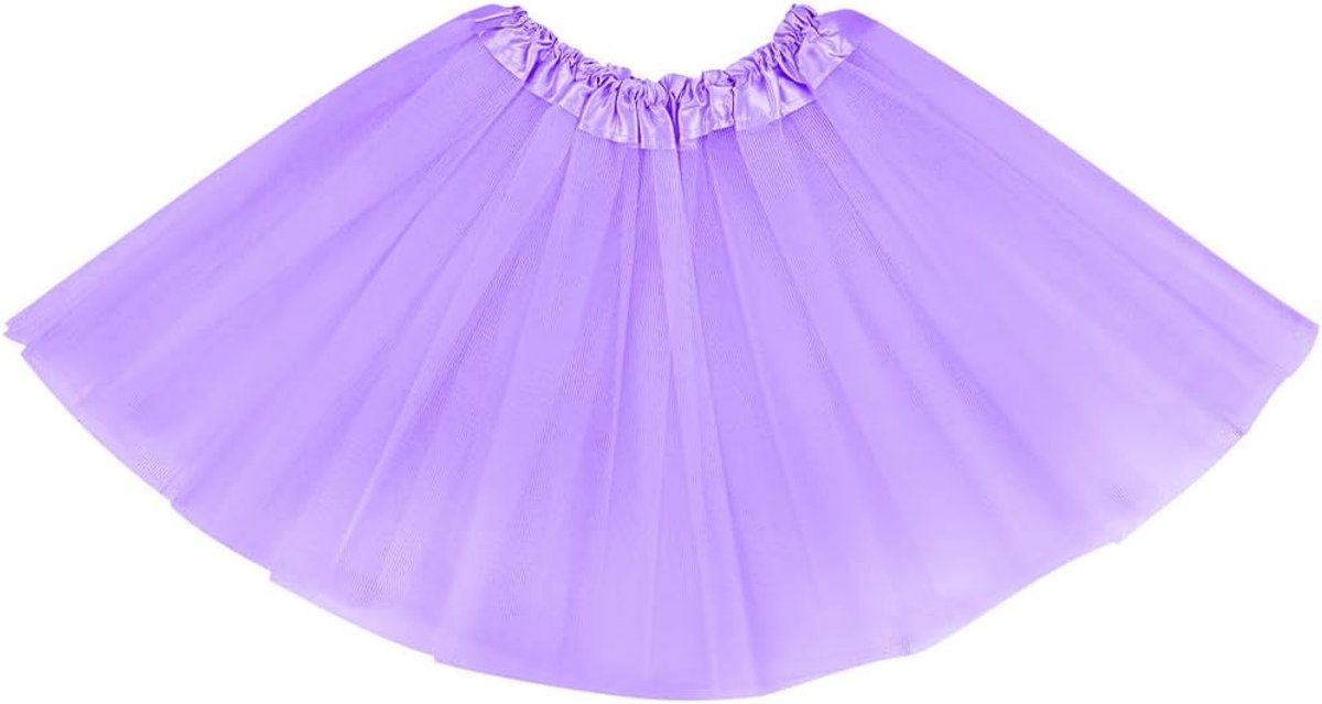 Rok voor meisjes, Sparkle tutu, rok, balletrok, paillettentu, kinderen, met elastische tailleband, balletrok, prinsessenminirok voor carnaval, Halloween, feestkostuum voor meisjes, 2-7 jaar