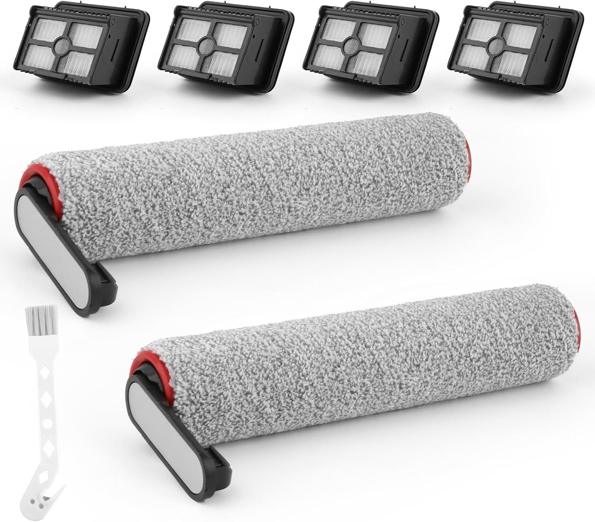 Reserveonderdelen voor Dreame H12 Pro/H12 Dual nat- en droogzuiger, accessoireset borstelrollen, HEPA-filter, reinigingsborstel, gereedschap