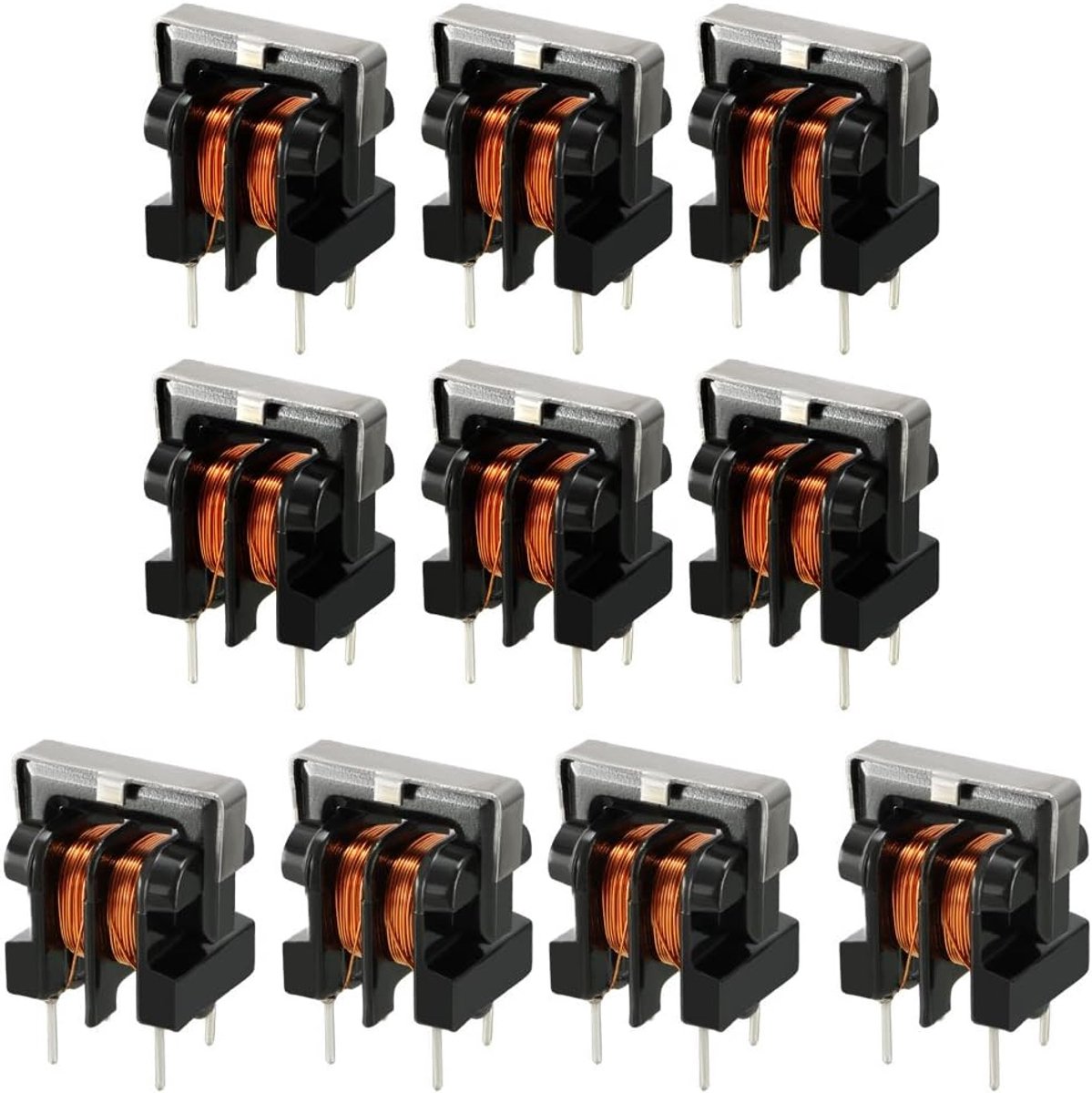 Sourcing map 10 x toroïde inductor, magnetisch, monolayer, draadkabel, 25 mH, inductiespoel