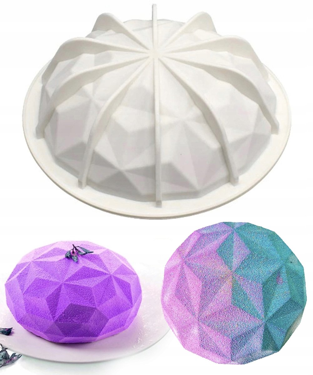 Siliconen halve bol vorm voor desserts, cake en pudding