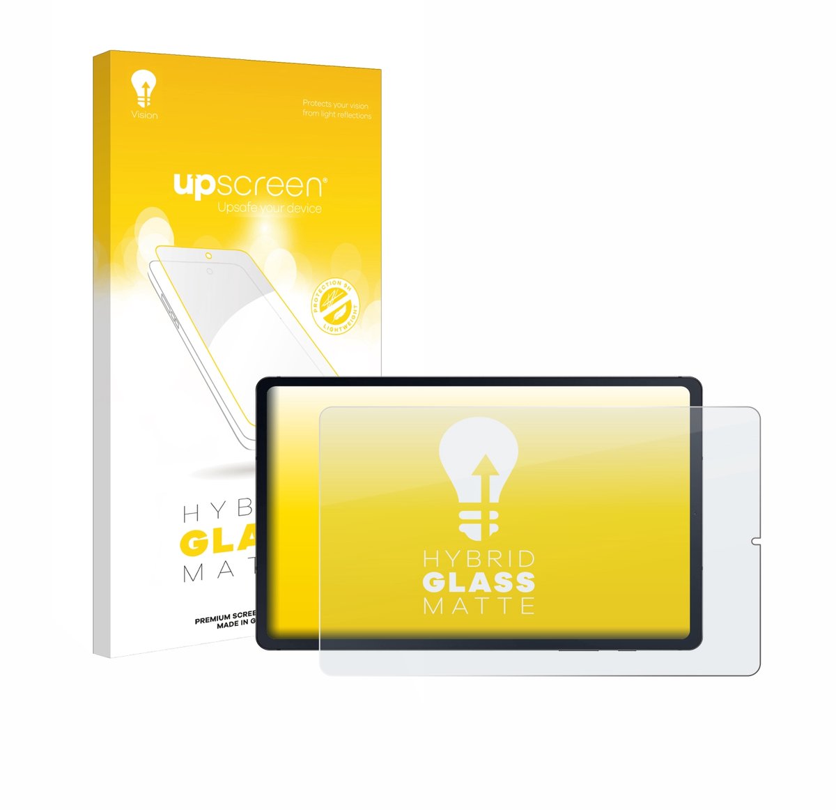 upscreen - Screenprotector voor Samsung Galaxy Tab S6 Lite LTE 2022 - Folie Beschermfolie Beschermglas matte