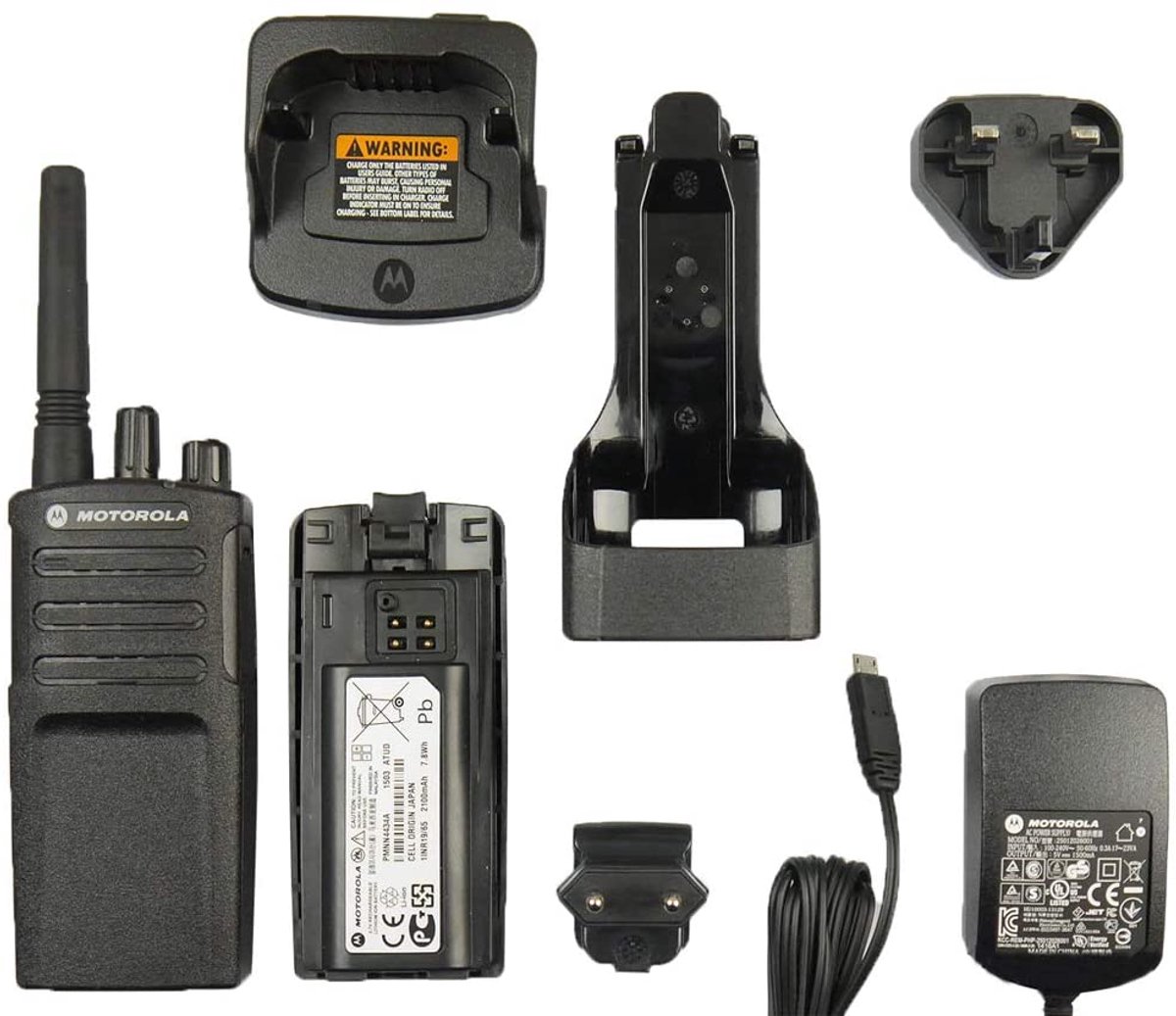 Motorola Zebra XT420 - walkie talkie portofoon - oplaadbaar en draadloos met 8 kanalen - 1 stuk