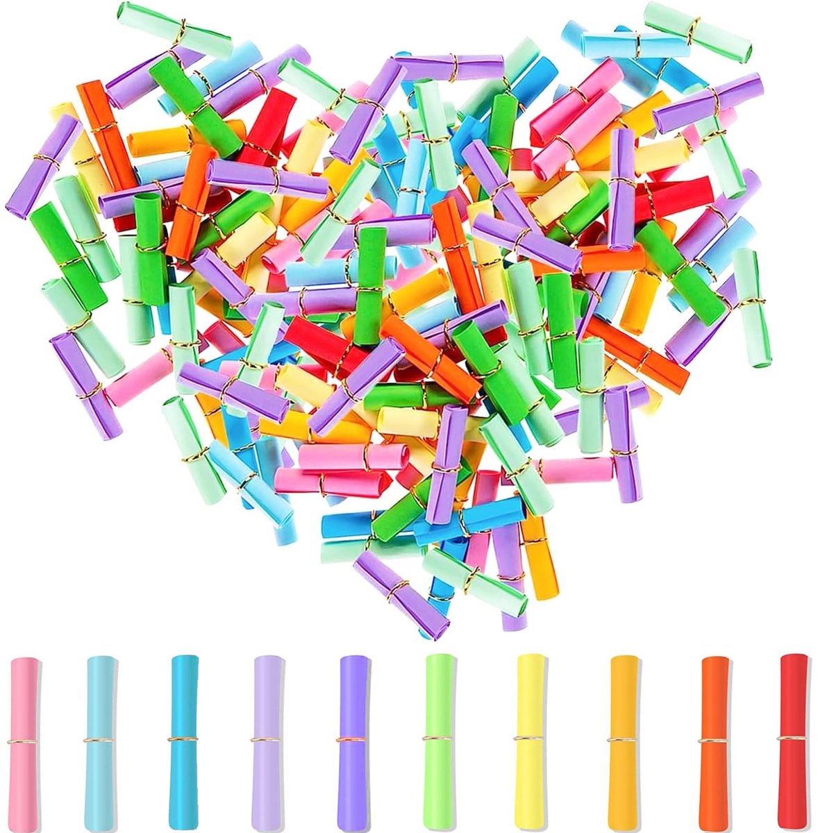 SolidKeus - 250 Stuks Lege Tombola Briefjes voor Feestelijke Gelegenheden