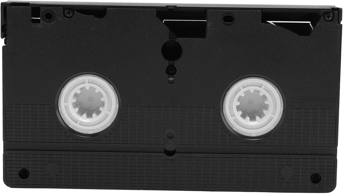 VHS Video Hoofd Cleaner voor VCR, Herbruikbare Droge Technologie, Verbeter Prestatie van Videorecorders, Verminder Geluid en Langzame Leessnelheid