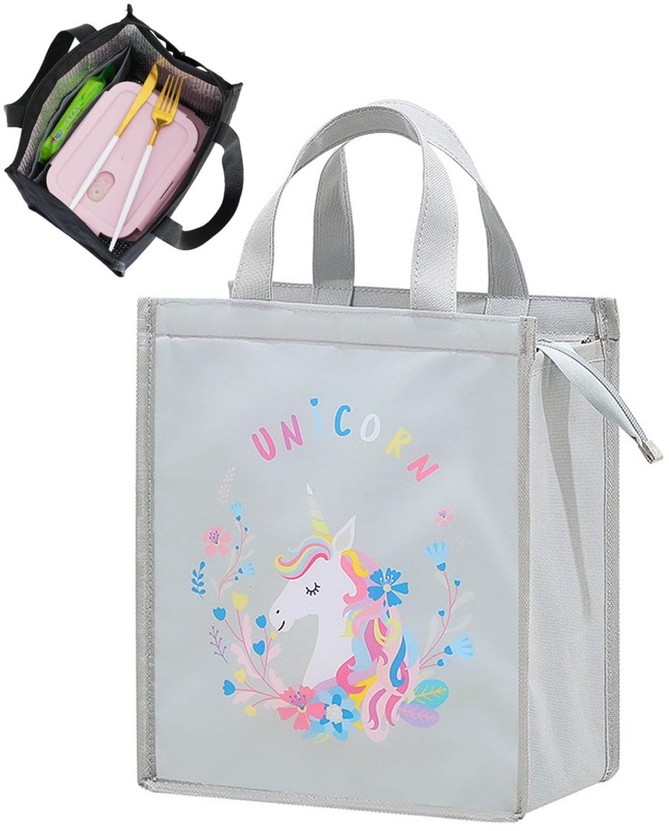 SolidKeus - Kleine Geïsoleerde Koeltas voor Lunch met Unicorn Design