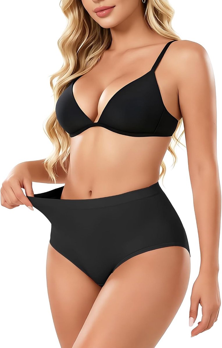 Corrigerende Ondergoed Shapewear Dames Hoge Taille Buikweg Naadloos Slip | Sterk Vormend, Buikcontrole, Figuurvormende, Tailletrainer, Billen Lift, Onzichtbaar, Ademend, Postpartum