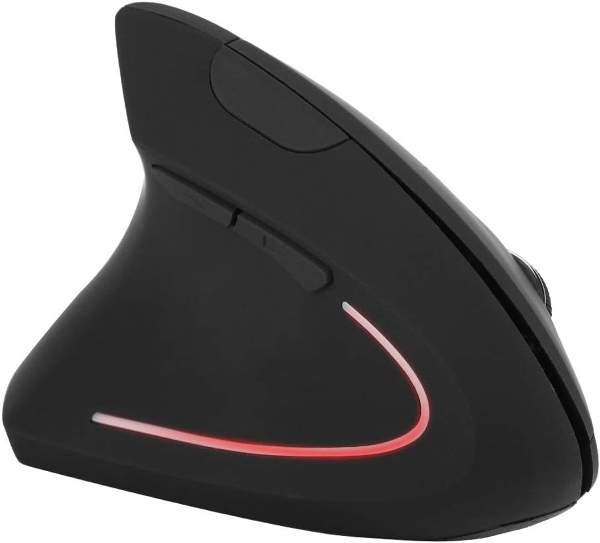Muis, 2,4 GHz draadloze USB Ergonomische verticale optische muis met nano USB-ontvanger, 6 programmeerbare knoppen voor pc/computer/laptop