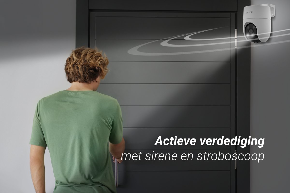 EZVIZ H8c Beveiligingscamera 2K+ met 360° Pan & Tilt - afbeelding 2