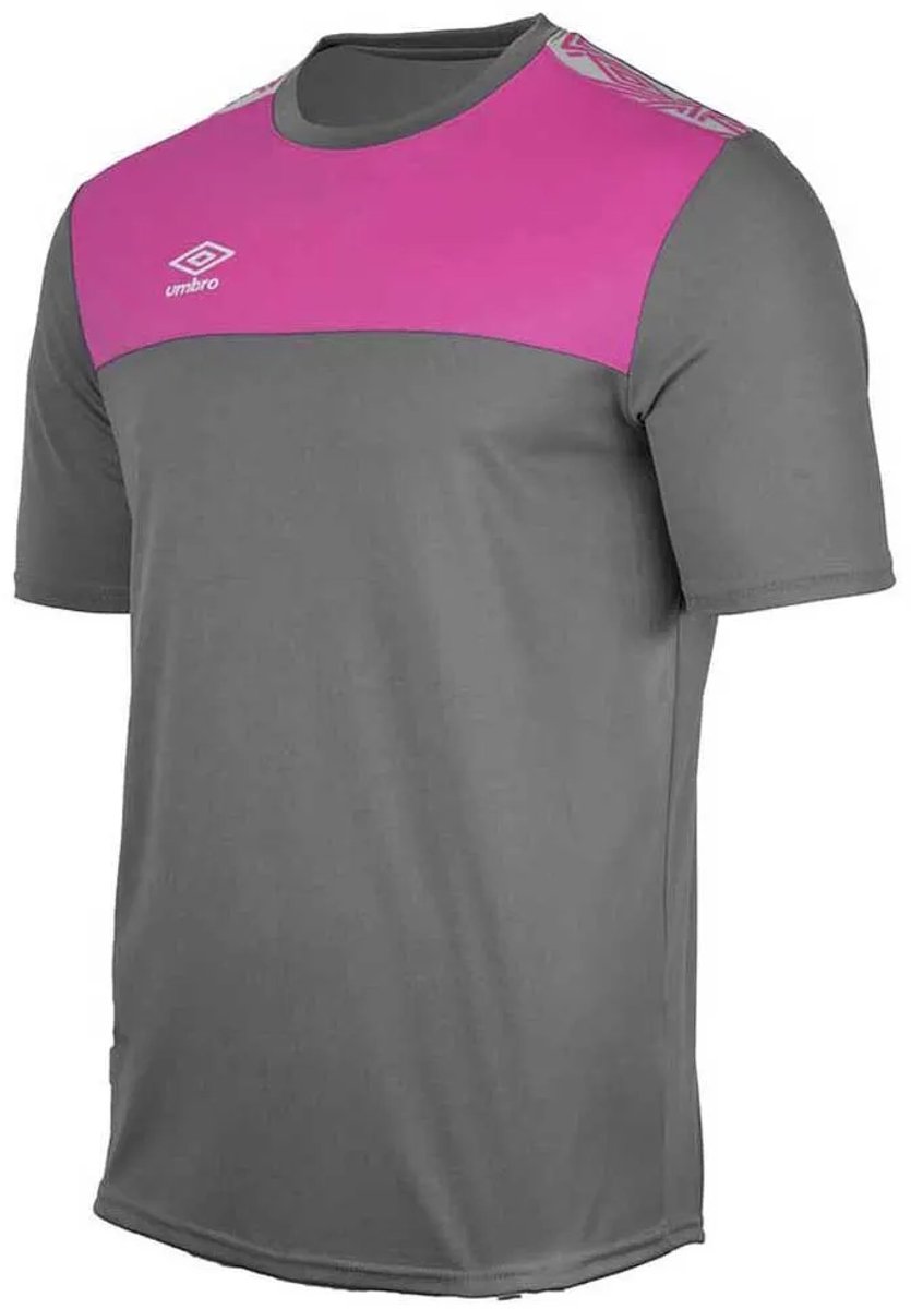 Umbro Ness Training T-shirt Met Korte Mouwen Grijs L Man
