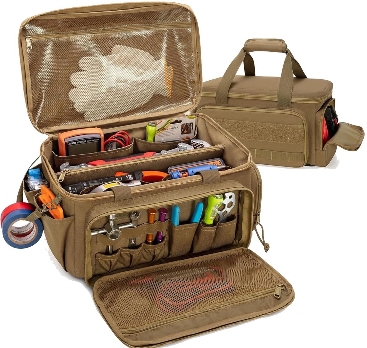 SolidKeus - Multifunctionele Gereedschapszak 14 Inch met Antislip Onderkant