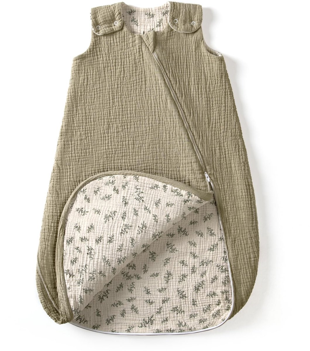 SolidKeus - Muslin Baby Slaapzak 80 cm voor 9-15 Maanden