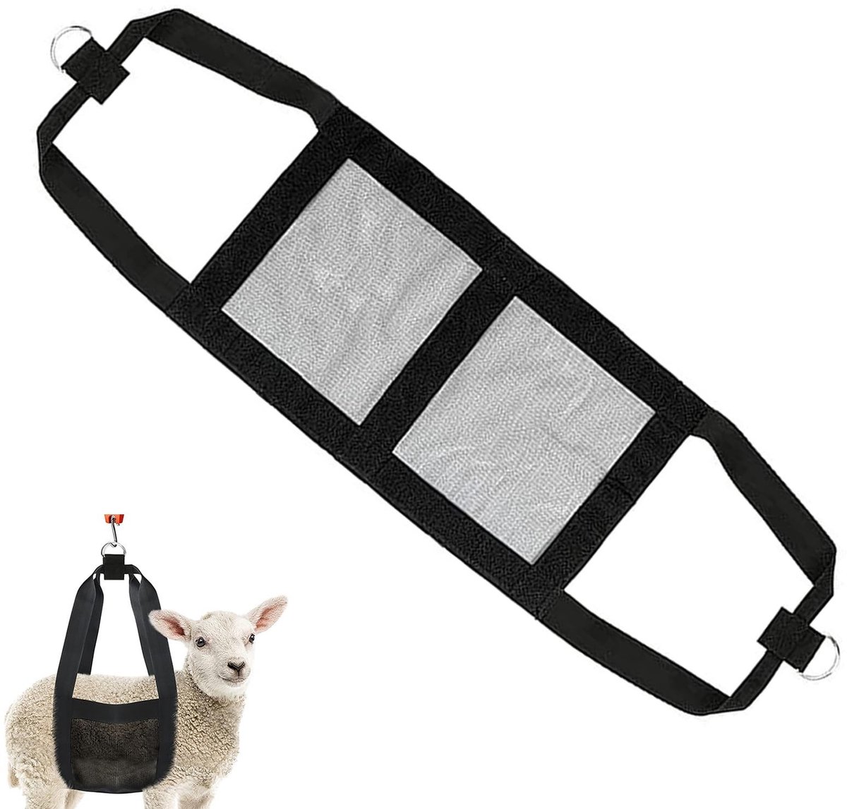 SolidKeus - Verstelbare Nylon Sling Hammock voor Dieren