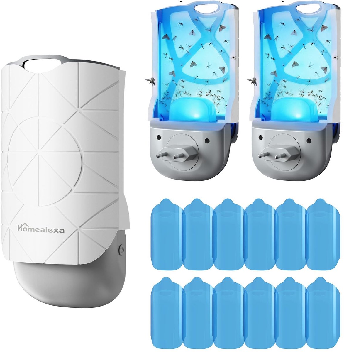 SolidKeus - Insectenval met LED UV voor Binnenruimtes, 2-Pack