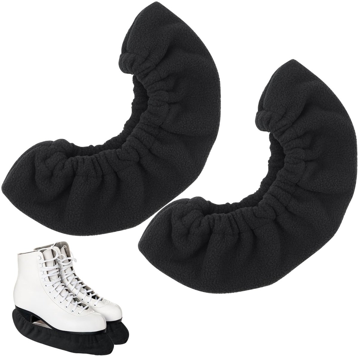 SolidKeus - IJs Skate Beschermers, 1 Paar, Zwart