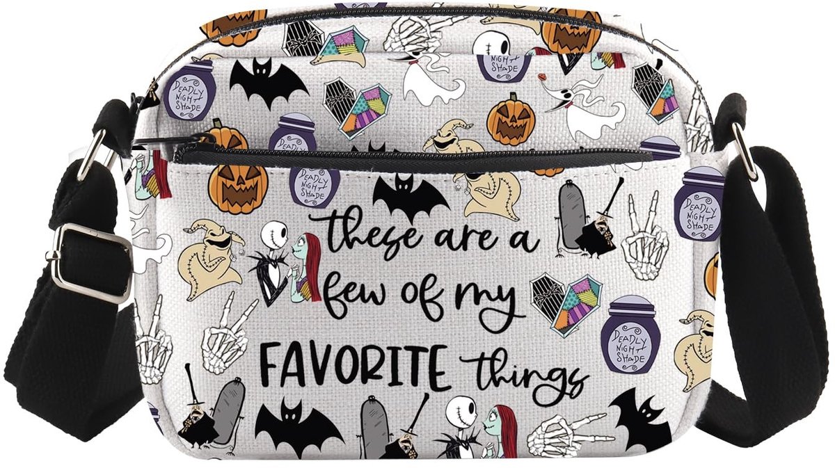 SolidKeus - Spooky Crossbody Tas voor Horror Fans