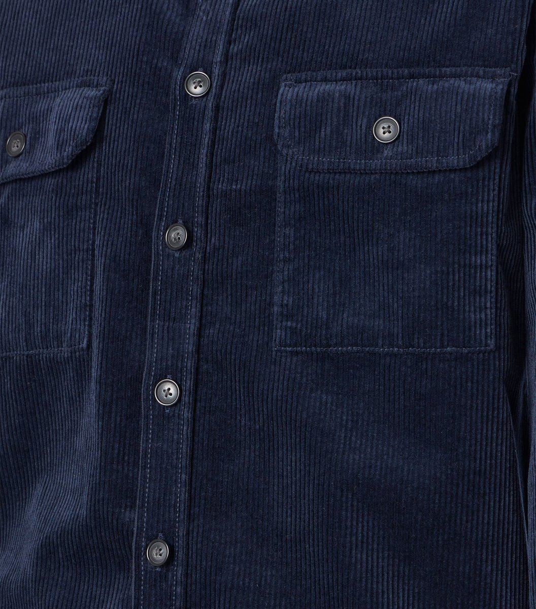 CASA MODA comfort fit overshirt - donkerblauw