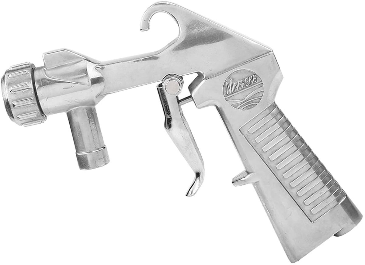 Complete Sandblaster Set met 4 Keramische Mondstukken voor Effectieve Stralen en Reiniging