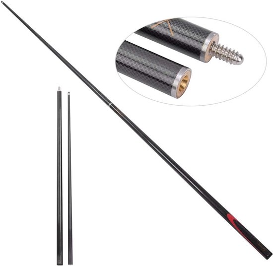 Professionele 9MM Carbon Billiard Stick voor Snooker en Biljart - Duurzaam en Hoogwaardige Accessoires — afbeelding 2
