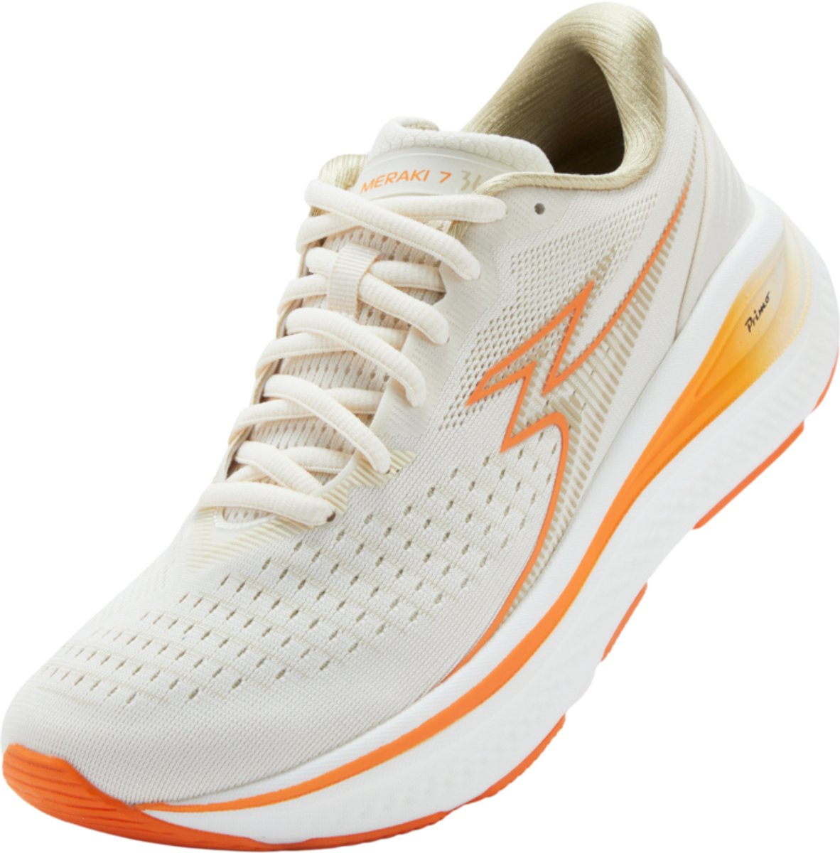 361 Meraki 7 wit oranje hardloopschoenen dames (Y2657-0226)
