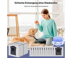 12 stofzuigerzakken Geschikt voor de robotstofzuigers Dreame X40/X50/Aqua10 Ultra Complete L10/L10s Pro/L40/L40s Pro/L50 Pro Ultra en Mova 3.2L.