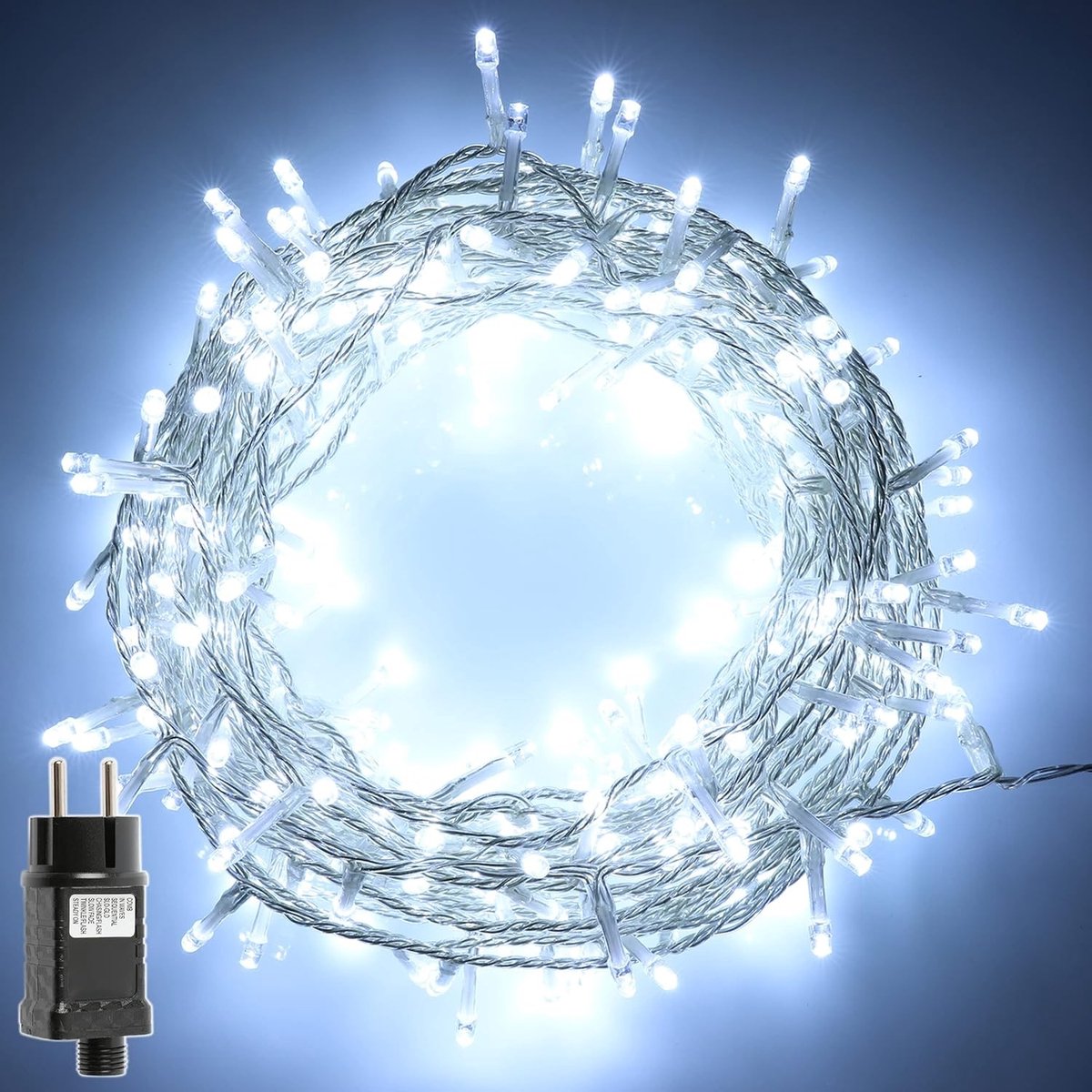 Lichtketting - Transparante kabel - 7 m - Waterdicht IP44 - Voor Binnen en Buiten
