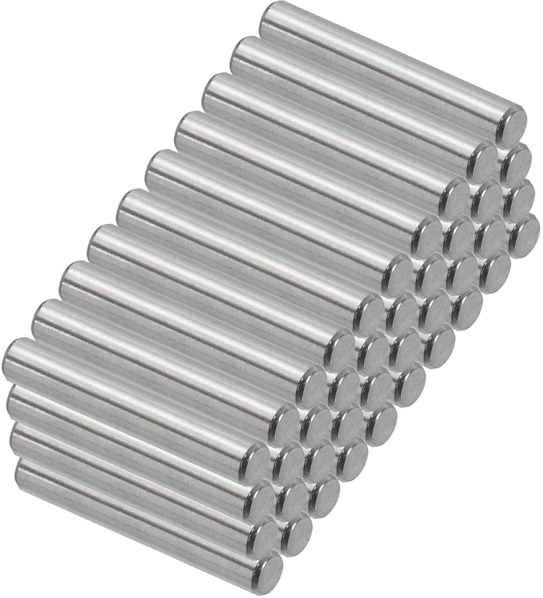 4 x 25 mm centreerpennen van roestvrij staal 304, 50 stuks naalden van metaal, houder rekken stapelbed bevestigingselementen hardware voor meubelonderdelen positie