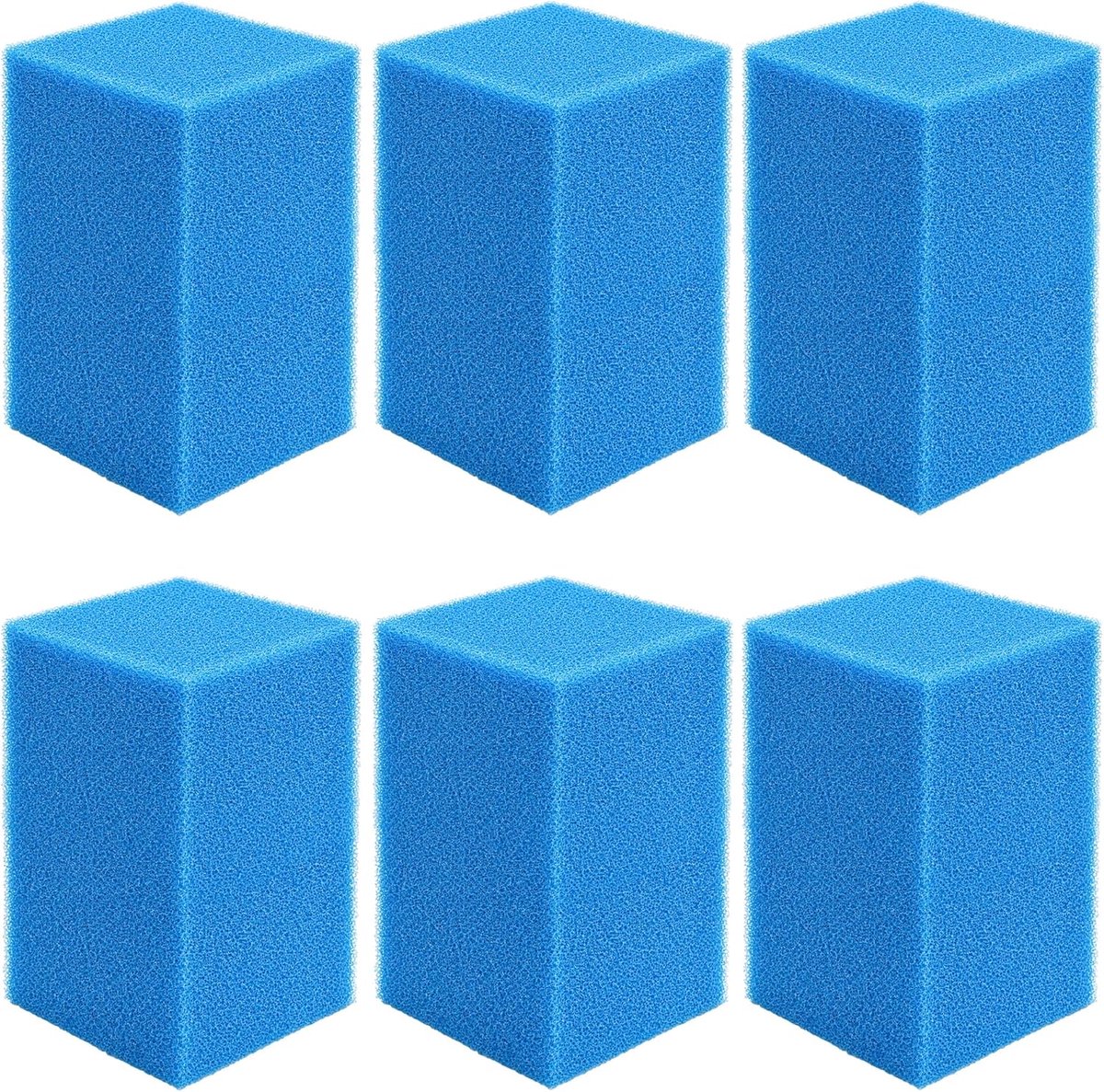 6 stuks 88021 BioPlus Fine One spons fijn compatibel met Juwel Aquarium Bioflow binnenfiltersysteem One (80 liter), geschikt voor zoet- en zeewateraquaria