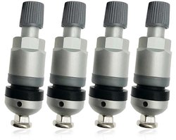 Bandenspanningsmonitor Systeem – 4 TPMS Sensor Ventielen – TPMS Sensor Reparatie Kit – Bandenspanningsbewakingssysteem