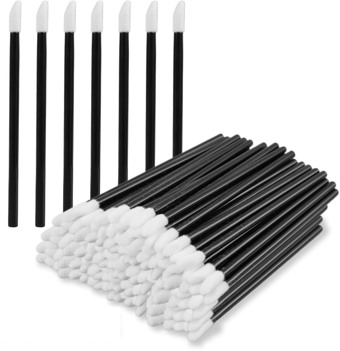 SolidKeus - 300 Stuks Herbruikbare Lippenstiftkwasten