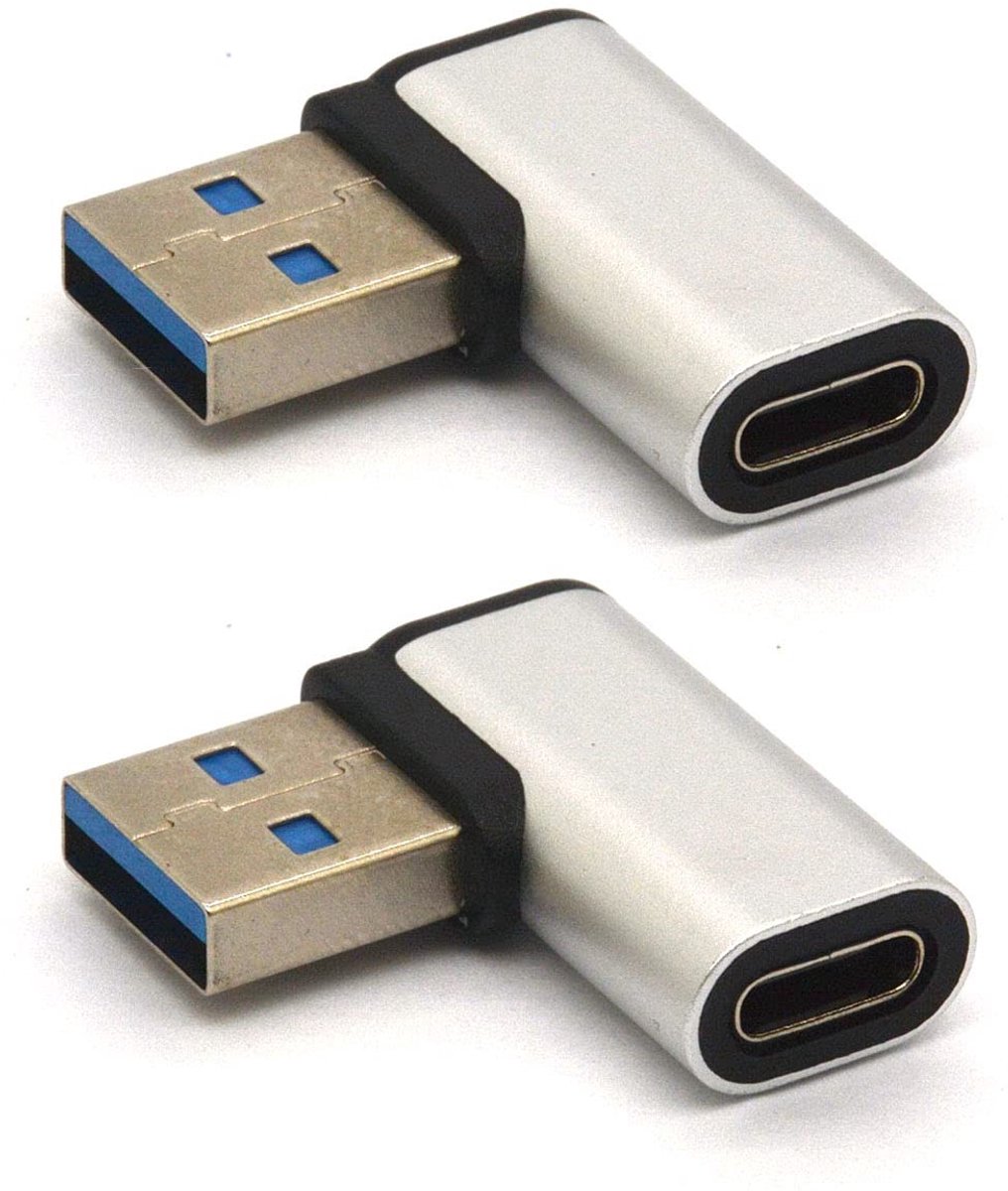SolidKeus - USB C naar USB Adapter met 90 Graden Hoek